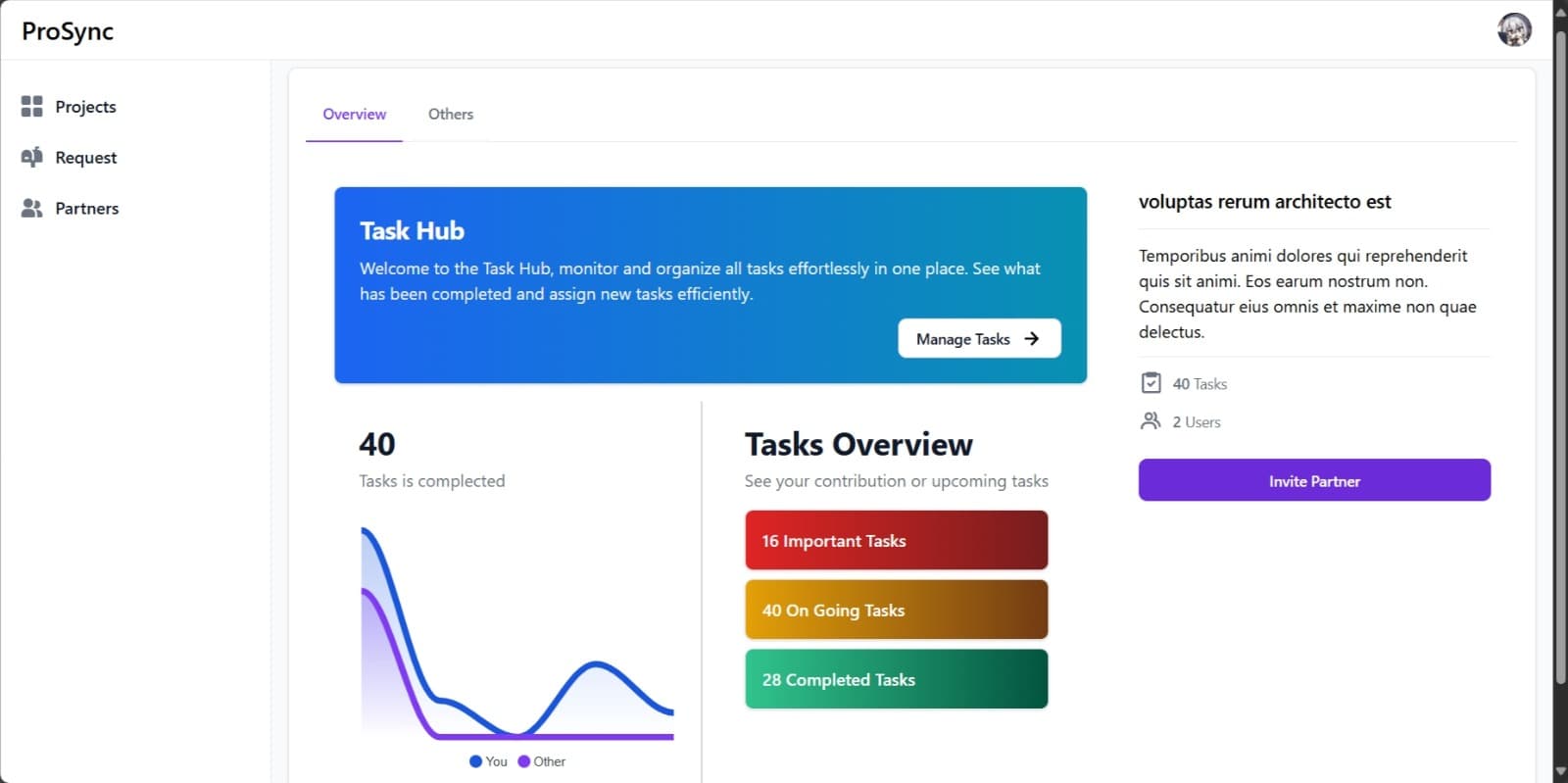 ProSync - Team Project Manager